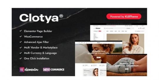 Clotya 1.5.4 – Тема оформления для интернет-магазина модной одежды