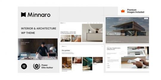 Minnaro 17 – Тема WordPress для дизайна интерьеров и архитектуры