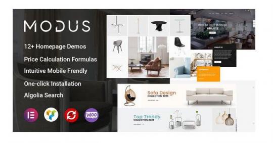 Modus 2.1.4 – Тема WooCommerce для современной мебели