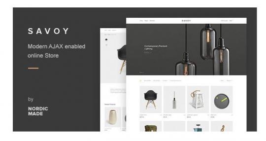 Savoy 3.2.1 – Минималистичная тема WooCommerce с поддержкой AJAX
