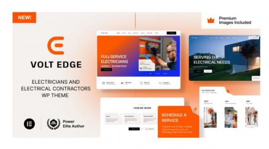 VoltEdge 11 – Тема WordPress для электриков и специалистов по ремонту электрооборудования.