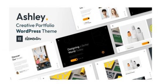 Ashley 2.0.0 – Тема WordPress для создания креативного портфолио