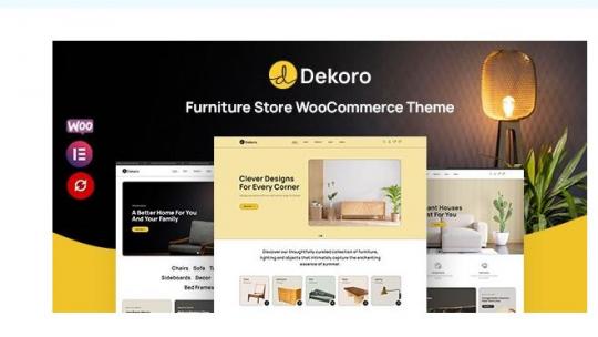 Dekoro 1.2.2 – Тема WooCommerce для мебельного магазина