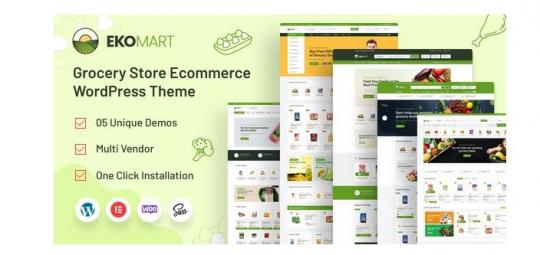 Ekomart 1.0.4 – Тема WordPress для продуктового магазина на WooCommerce