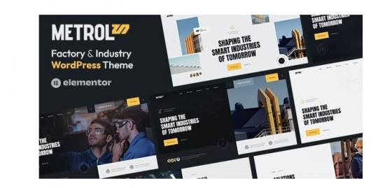 Metrol 1.2.0 – Тема WordPress для предприятий и промышленности
