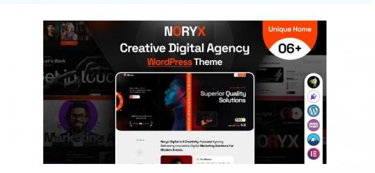Noryx 1.0 – WordPress-тема для цифровых агентств и креативных компаний
