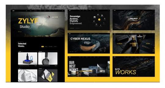 Zylyf 1.0.0 – Креативная бруталистская тема WordPress для агентства и портфолио