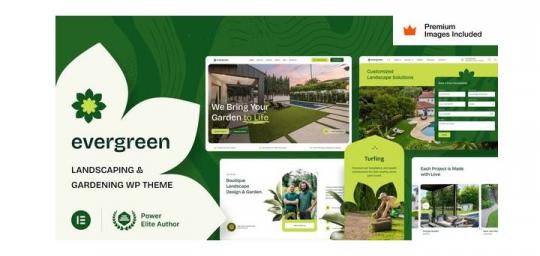 EverGreen 14.0 – Тема WordPress для ландшафтного дизайна