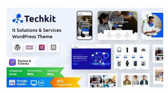 Techkit 2.7 – Тема WordPress для технологических и ИТ-решений