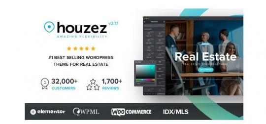 Houzez 4.4.0 – Тема WordPress для недвижимости