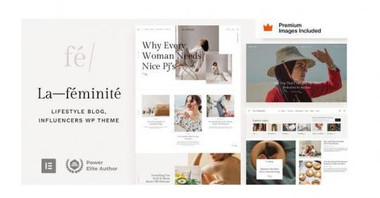 LaFeminite 44 – Тема WordPress для личного блога