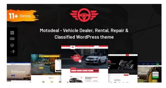 Motodeal – Тема WordPress для автосалонов и сайтов объявлений 1.1.1