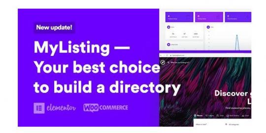 MyListing 3.0 – Тема WordPress для создания каталогов и объявлений.