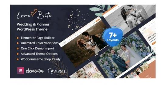 Lovebite 8.0 – Свадебная тема WordPress