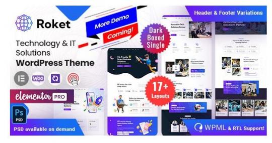 Roket 7.0 – IT Technology WordPress Theme