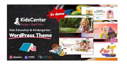 KidsCenter 1.3.5 – Тема WordPress для дошкольного образования и ухода за детьми