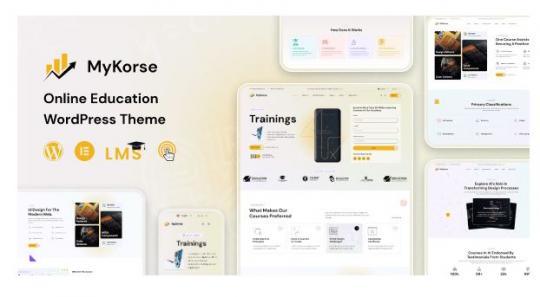 MyKorse 1.0.8 – Тема WordPress для образовательных учреждений