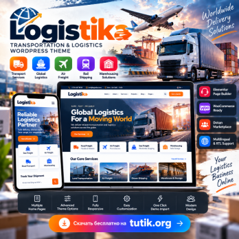 Logistika 1.0.2 – Тема WordPress для сферы транспорта и логистики