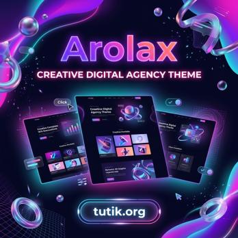 Arolax 5.0.0 – Тема оформления креативного цифрового агентства