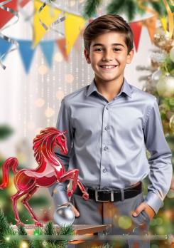 Набор CU-739. Новогодние коллажи