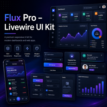 Flux Pro – Livewire UI Kit
