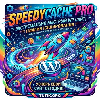 SpeedyCache Pro 1.4.0 – плагин кэширования для WordPress