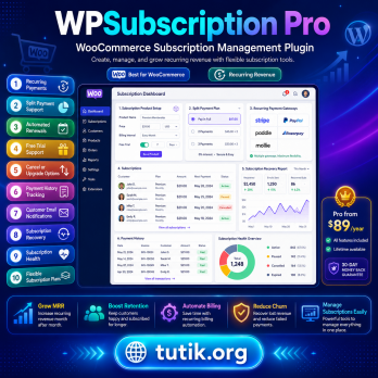 WPSubscription Pro 1.18.0 – WooCommerce Subscription Management Plugin