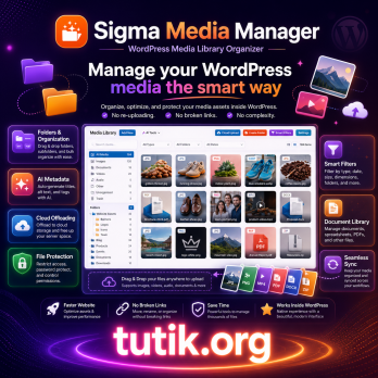 Sigma Media Manager 1.6.0 – WordPress Media Library Organizer