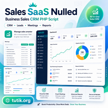Sales SaaS v7.9 Nulled – Business Sales CRM PHP Script