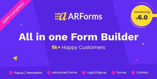 ARForms 7.2.1 – WordPress Form Builder Plugin