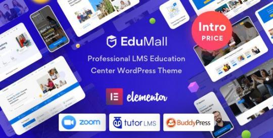 EduMall 4.5.7 – Professional LMS Education Center WordPress Theme