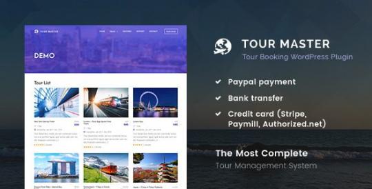 Tour Master 5.4.8 – Tour Booking, Travel, Hotel
