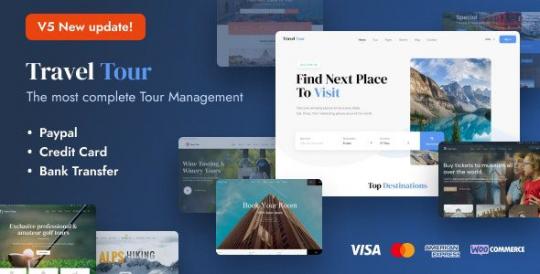 Travel Tour 5.4.4 – Travel Booking WordPress Theme