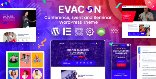 Evacon 1.1.0 – Event & Conference WordPress Theme