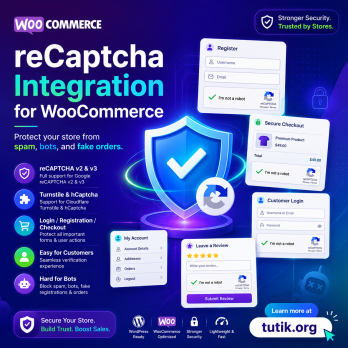 reCaptcha Integration for WooCommerce 2.78