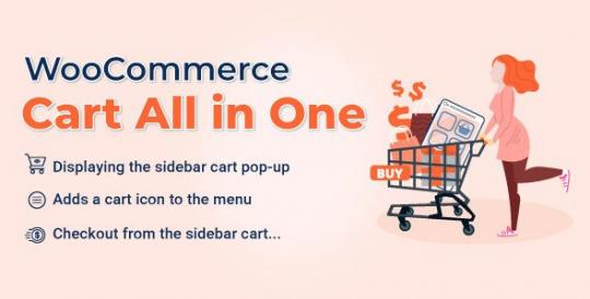 WooCommerce Cart All in One 1.1.11 – One click Checkout – StickySide Cart