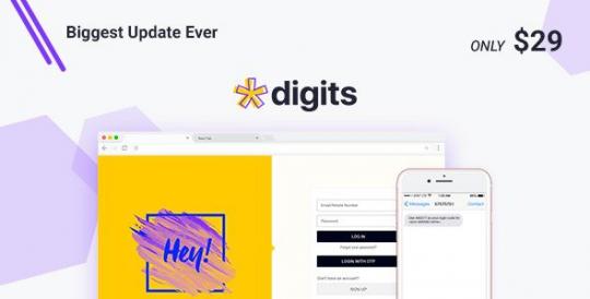 Digits 9.2.0 Addons – WordPress Mobile Phone Number OTP Signup and Login Form