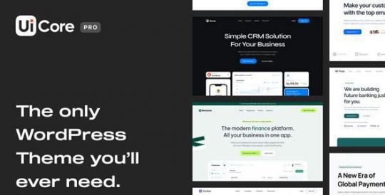 UiCore Pro 2.4.1 – WordPress Theme