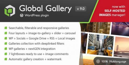 Global Gallery 11.1.1 – WordPress Responsive Gallery