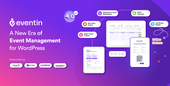 Eventin Pro 4.1.14 – WordPress Event Manager, Event Calendar and Booking Plugin