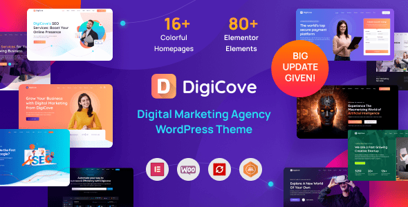Digicove 1.0.6 – Digital Marketing Agency WordPress Theme