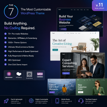 The7 v14.4.4– Ultimate WordPress & WooCommerce Theme